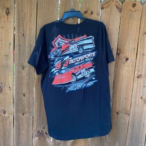 Vintage 00s S & J Motorsport Racing T-shirt Size XL